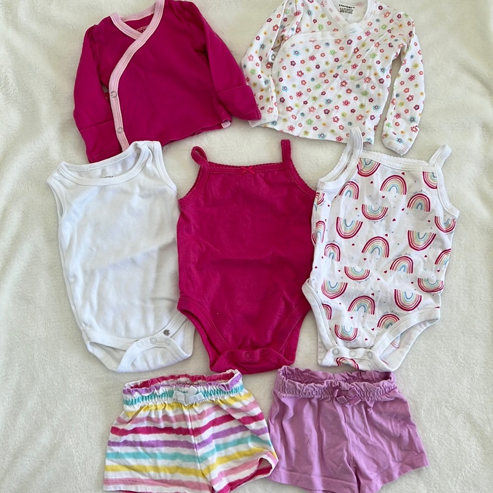 Baby Girls 0-3 Mix and Match Bundle